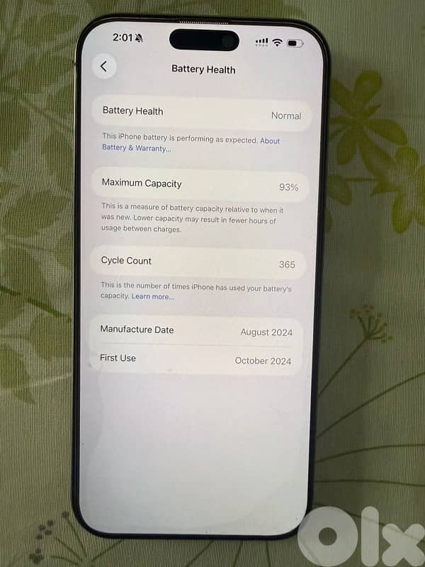 Iphone 16 pro max 256 GB desert 3