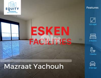 125 SQM Apartment For Sale In Mazraat Yachouh شقة للبيع #RH229311
