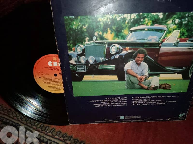 Julio iglesias 33 rpm gatefold 2