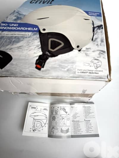CRIVIT Ski Helmet Large (L/XL) – Never Used, Tag On – $40”