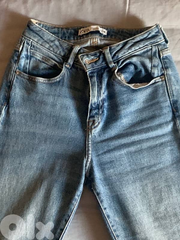 Zara denim jeans 1