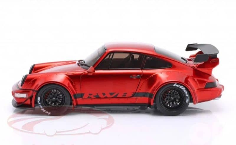 Porsche 964 RWB diecast car model 1;18 2