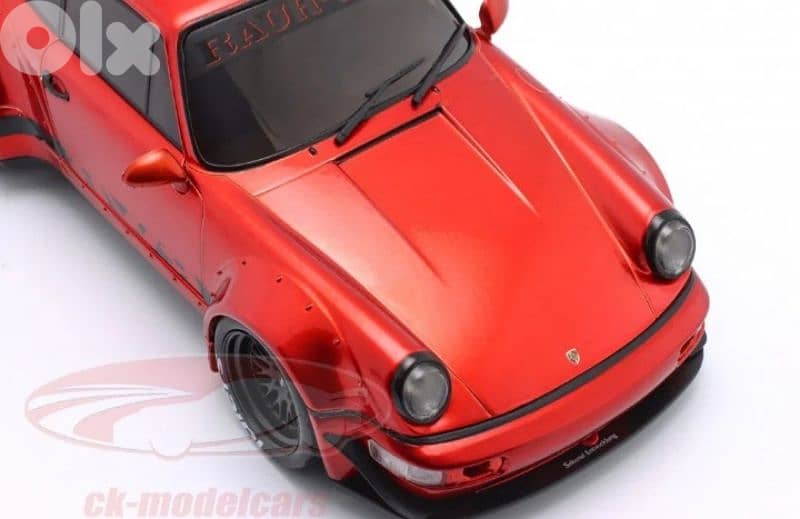 Porsche 964 RWB diecast car model 1;18 4
