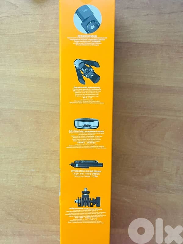 Hoco K22 One-Click Quadropod / Selfie Stick – Brand New, Unused 6