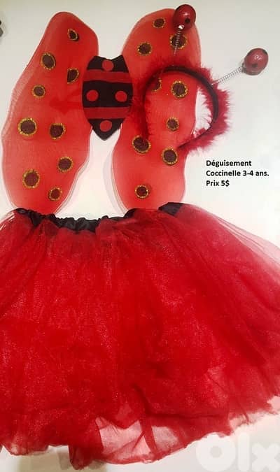 déguisement 5$ chaque