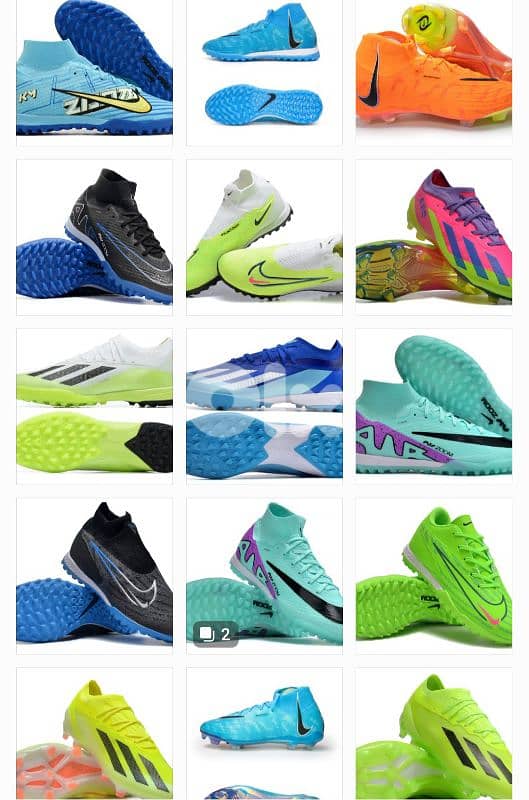 football shoes original nike w adidas w puma اسبدرينات فوتبول حذاء كرة 0