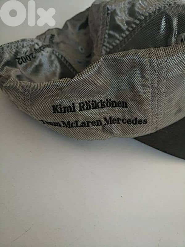 Authentic Team Mclaren Mercedes Kimi Raikkonen's cap -​Not Negotiable 1