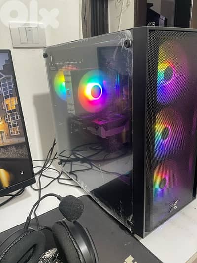 Full setup Gaming rtx 5060 pc+msi 200hz monitor only for 850$