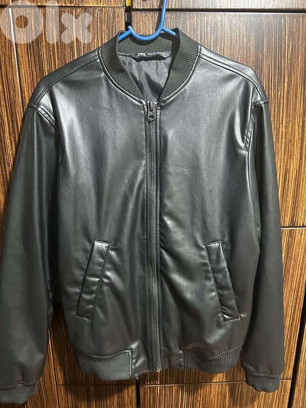 Zara Leather Jacket 1