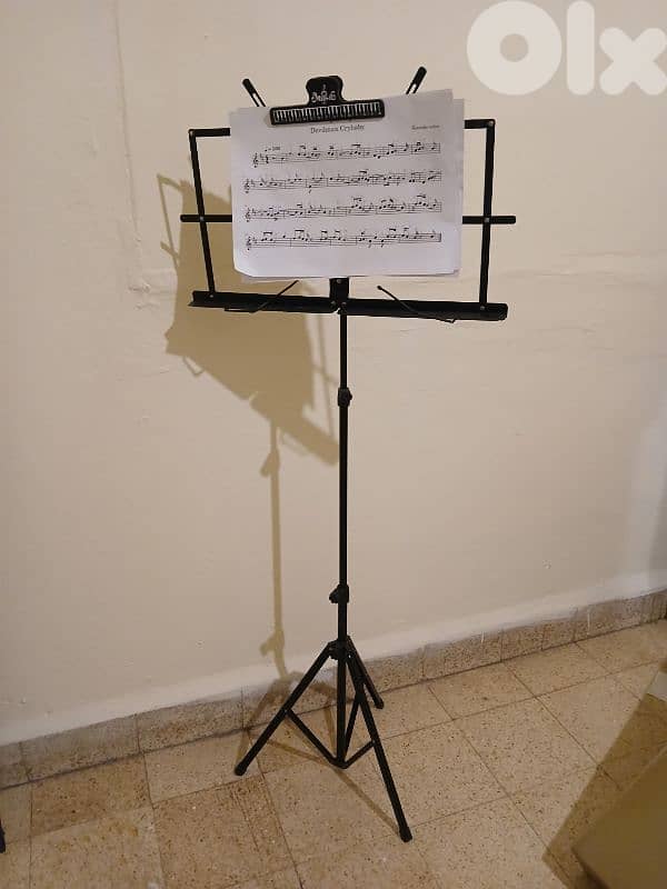 Music Stand with Clips 0