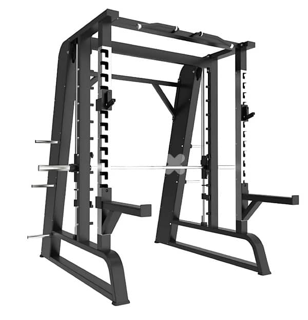 Smith Machine + Power Rack (Stainless) 2 in 1 0