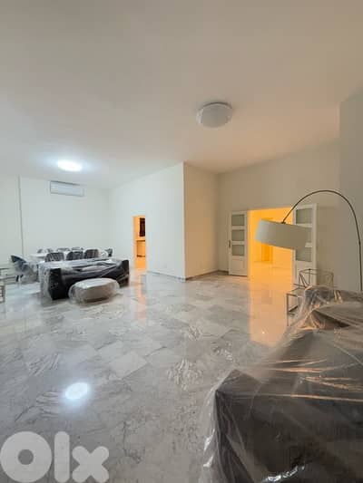 Semi furnished Spacious apartment for rent in Hazmieh, prime location.