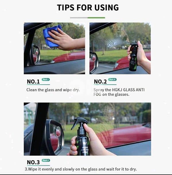 Glass Anti Fog Agent Winter Longlasting Prevents Fogging Cleaner 7