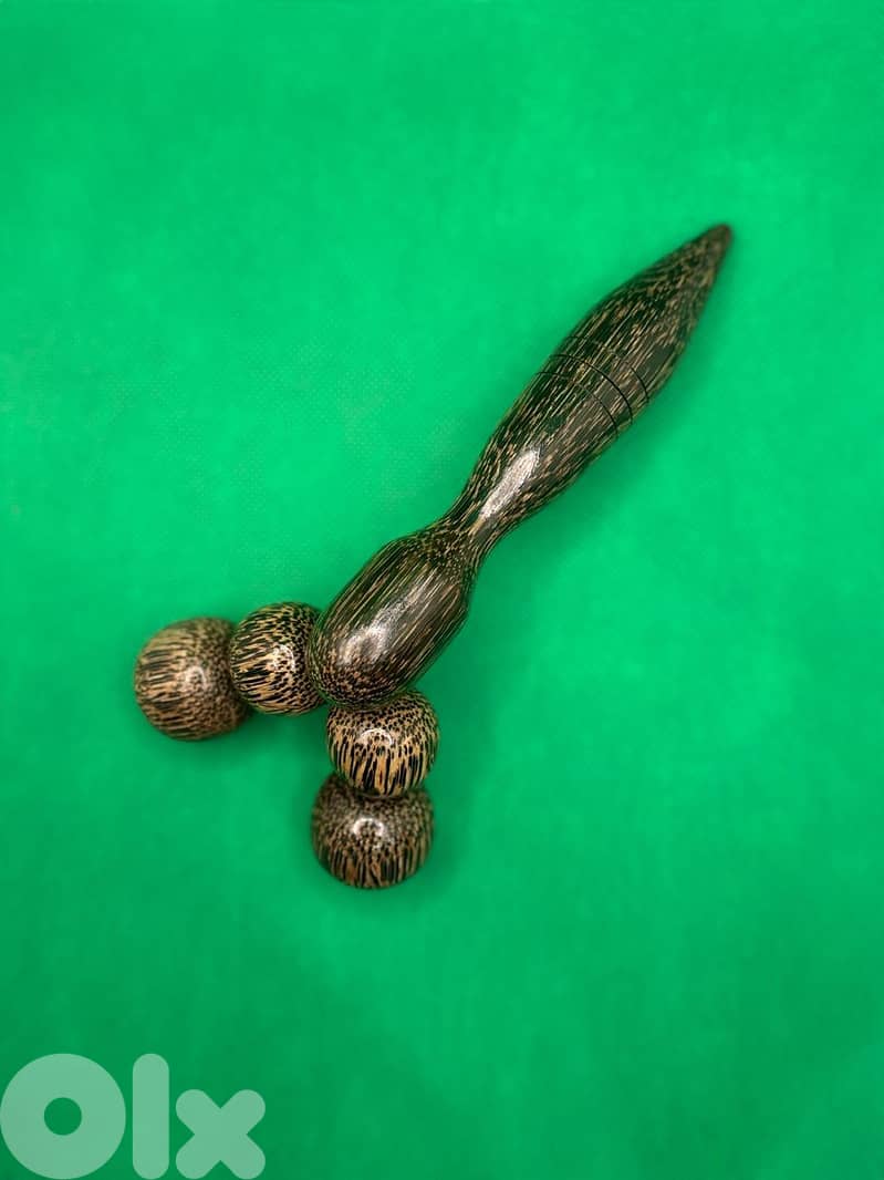 Large Wooden Massage Roller 0
