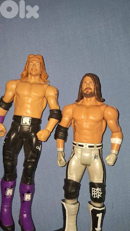 WWE Action Figures (CM Punk, Seth Rollins, AJ Styles, Edge) 3