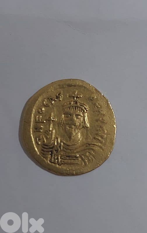 Ancient Gold Coin Eastern Roman Byzantine for Emperor Focas 604_610 Ai 0