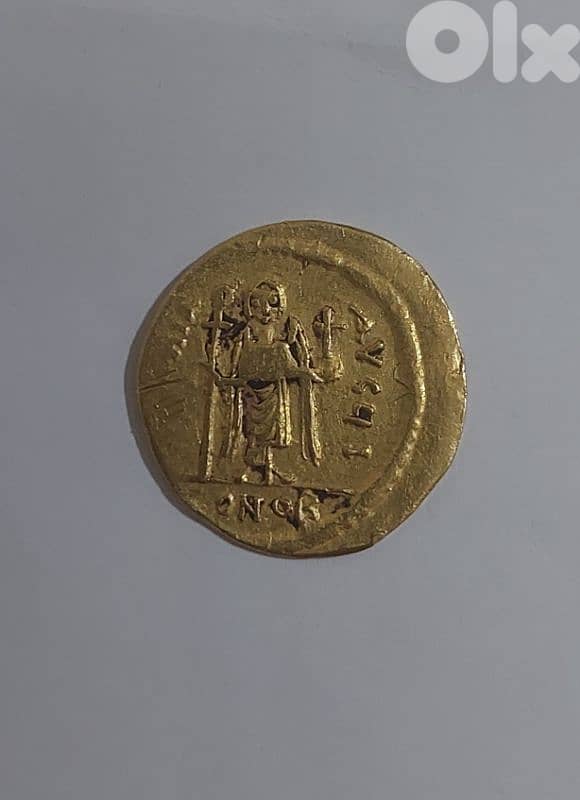 Ancient Gold Coin Eastern Roman Byzantine for Emperor Focas 604_610 Ai 1