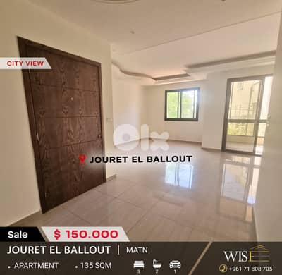 Stunning 135 SQM Apartment for SALE in Jouret El Ballout!