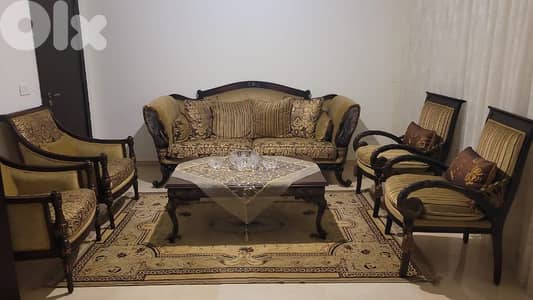 صالون ستيل خشب زين السعر الأصلي  ولا خدش