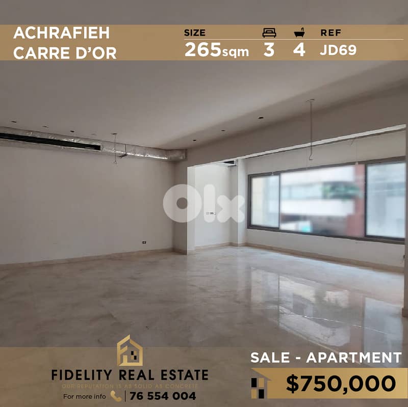 Apartment for sale in Achrafieh JD69 شقة  للبيع في الأشرفية 0