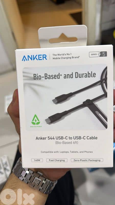 Anker 544 usb-c to usb-c 6ft black 0