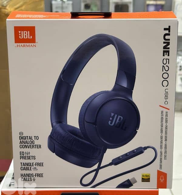 Jbl Tune 520C Usb-c Blue 0