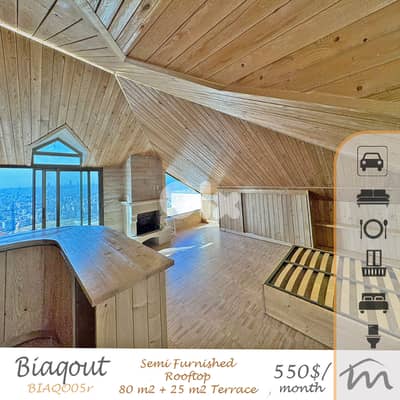 Biakout - Zalka | Semi Furnished 80m² Rooftop + 25m² Terraces | Catch