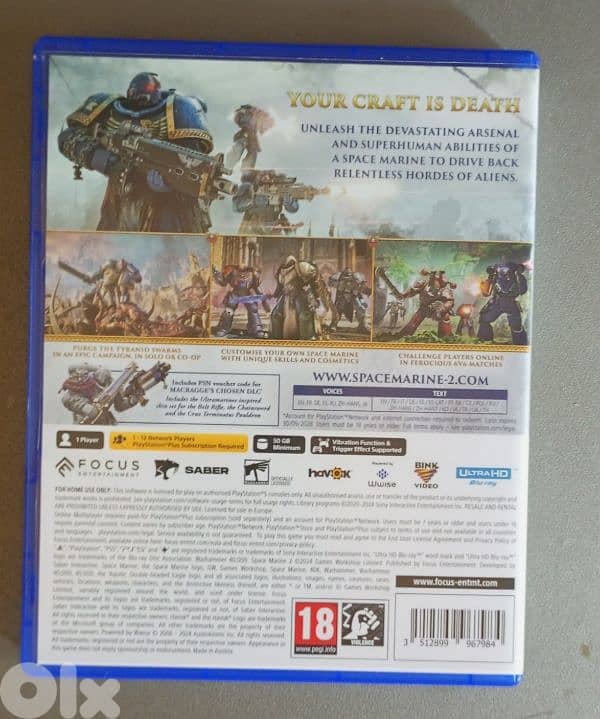 Warhammer 40,000: Space Marine 2 PS5 1