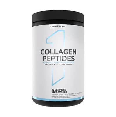 Rule 1 Collagen Peptides – Unflavored (25 Servings) – Made in the USA