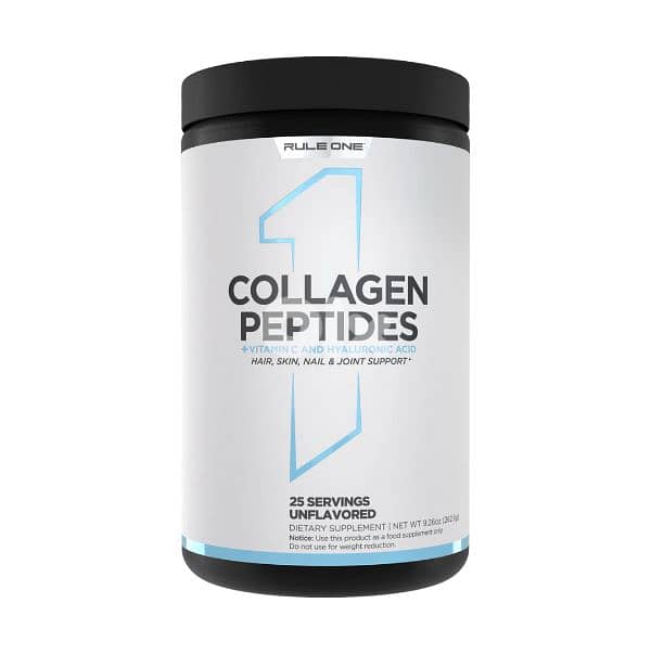 Rule 1 Collagen Peptides – Unflavored (25 Servings) – Made in the USA 0