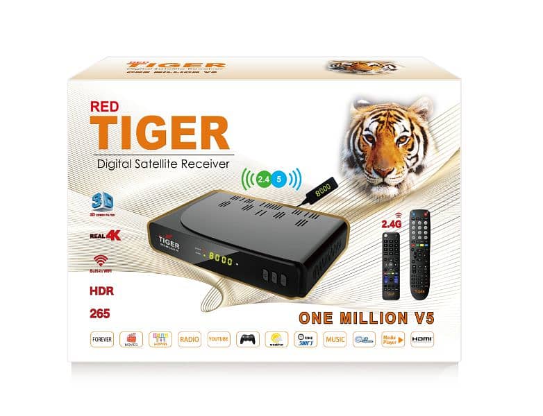 tiger one million v5 4k 1