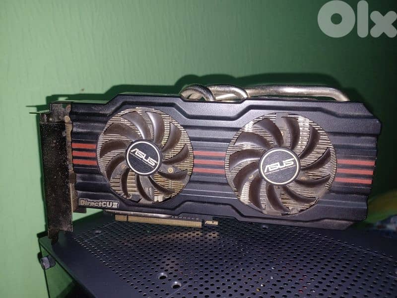 شاشة 20inch  60hz مع كرت شاشة gtx660 2gb نضاف كتير 1