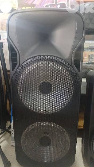 speaker double 15 inch powered (new)