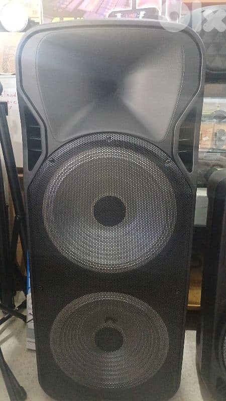 speaker double 15 inch powered (new) 0
