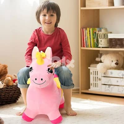 aoriher unicorn hopping horse plush