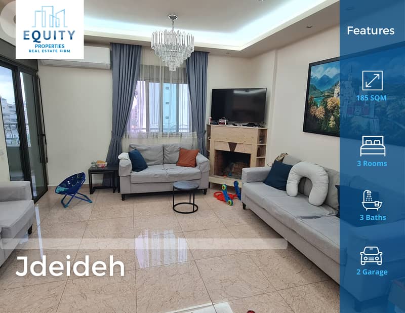 185 SQM Apartment For Rent In Jdeideh شقة للإيجار #ML229445 0