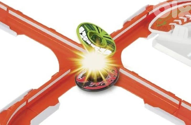 hotwheels spinshotz rail rip race playset 2
