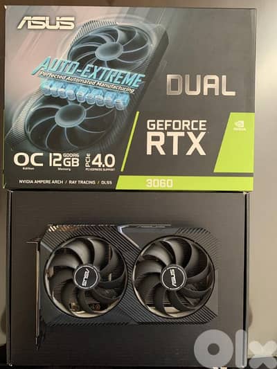 rtx 3060 12gb Asus dual fan