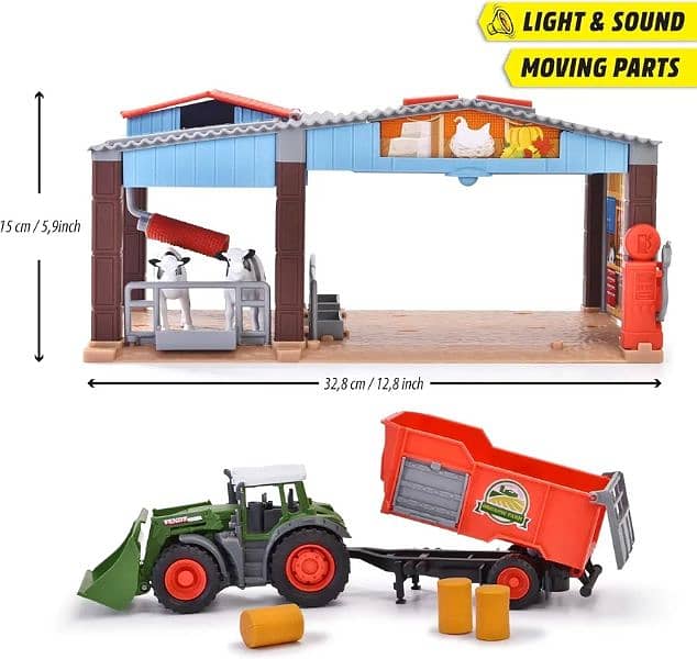 dickie toys farm station with light & sound 2