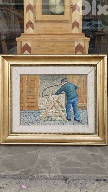 لوحة رسم زيتي اوروبية 2