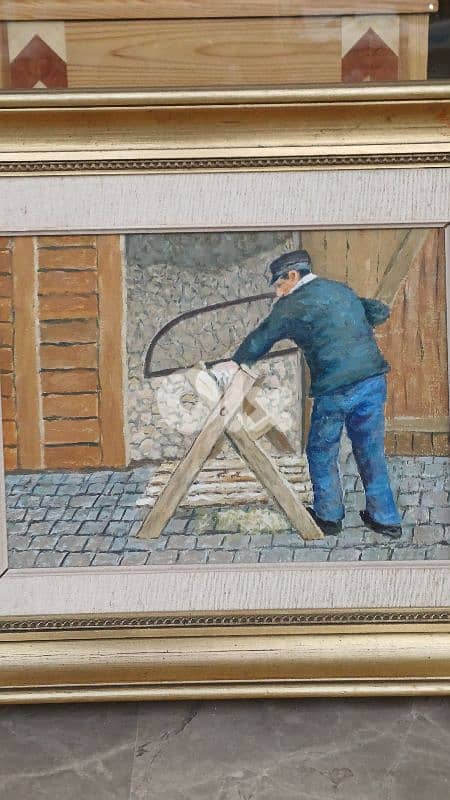 لوحة رسم زيتي اوروبية 3