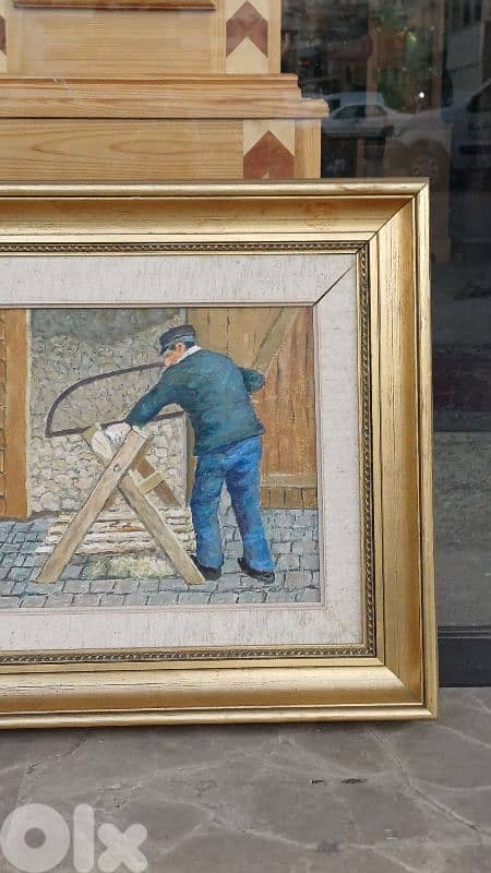 لوحة رسم زيتي اوروبية 4