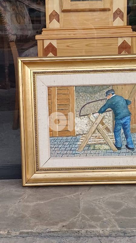 لوحة رسم زيتي اوروبية 5