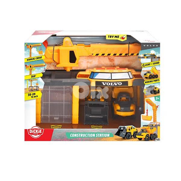 dickie toys volvo construction station 3