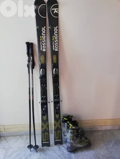 Salomon full ski set size 165 cm