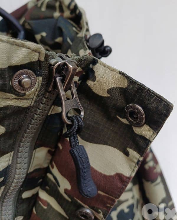 New Without Tags Addict Camouflage Hunting Jacket Hooded Coat Mens L 4