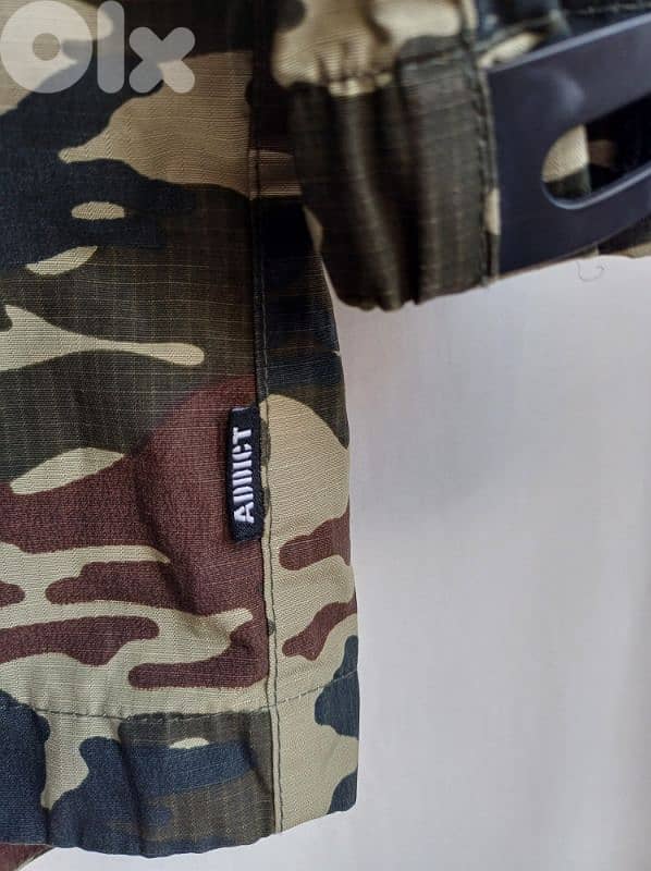 New Without Tags Addict Camouflage Hunting Jacket Hooded Coat Mens L 6