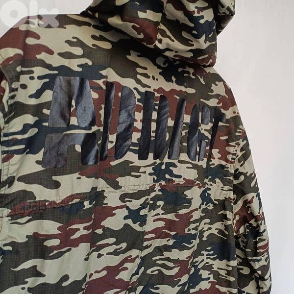 New Without Tags Addict Camouflage Hunting Jacket Hooded Coat Mens L 11