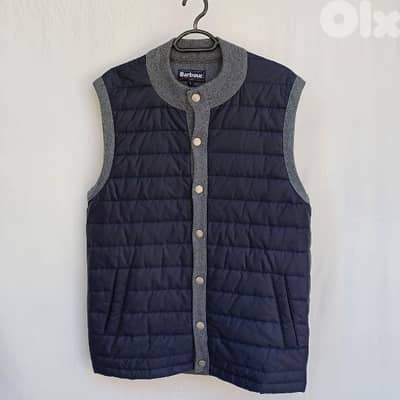 New Without Tags Barbour Weather Comfort Essential Quilted Vest Mens L