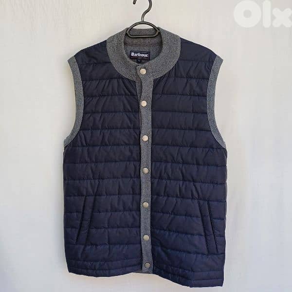 New Without Tags Barbour Weather Comfort Essential Quilted Vest Mens L 0